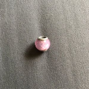 Genuine Pandora pink crystal charm